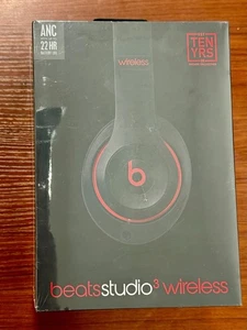 Beats by Dr. Dre Studio3 Over the Ear Wireless Headphones - Black/Red ORIGINAL - Picture 1 of 8