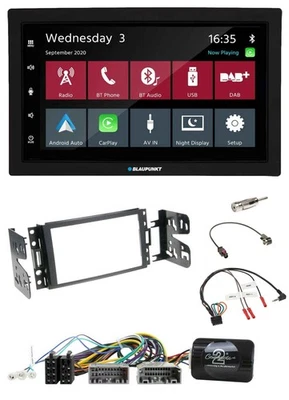 Blaupunkt DAB Bluetooth USB Lenkrad 2DIN Autoradio für Jeep Grand Cherokee 2011- - Bild 1 von 4
