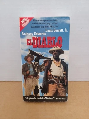 El Diablo (VHS, 1990) Anthony Edwards, Louis Gossett Jr. Rare - Image 1 of 4