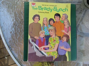 The Brady Bunch Coloring Book. Whitman, #1657, 1974 - Picture 1 of 7
