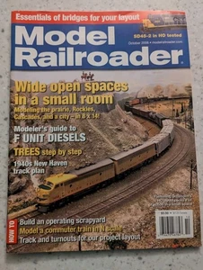 Model Railroader Magazine Oct 2006 Wide Open Spaces In Small Room Trees Turnout - Picture 1 of 5