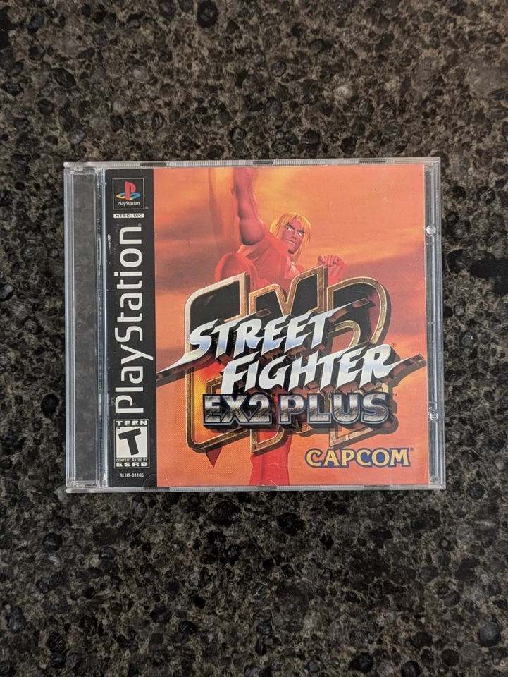 Street Fighter EX 2 Plus PS1 Playstation 1 - Disc & Manual Only - Image 1 of 3