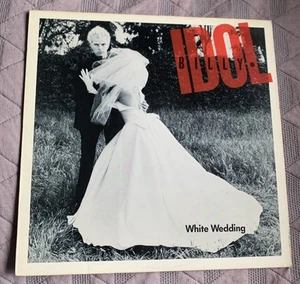 BILLY IDOL White Wedding 12" Single WHITE Color Vinyl 1982 Chrysalis US VG - Picture 1 of 4