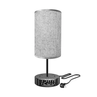 Lámpara de mesita de noche con control táctil con puertos de carga USB C A... Foto 1 de 4