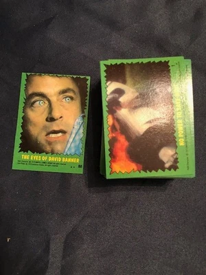 1979 Topps Hulk complete set 1-88 VG THE HULK STRIKES BACK - Image 1 of 3