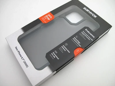 Survivor Endurance Hard Case for iPhone 12 Pro Max (6.7") - Black - Image 1 of 4