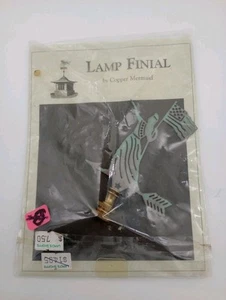 Lamp Finial Liberty Topper ( New Old Stock) Copper Mermaid Made in New England - Picture 1 of 3
