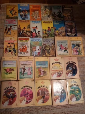 Lot 28 Vintage Trixie Belden Mystery Books Little House On The Prairie William  - Image 1 of 4