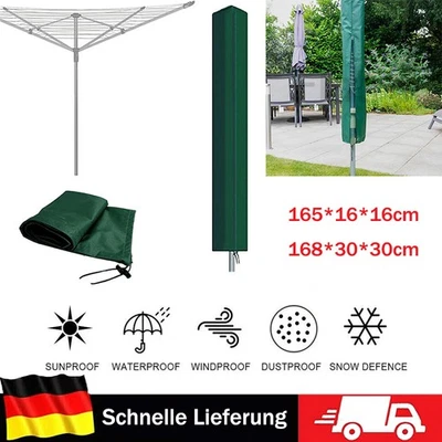 Schutzhülle Für Wäschespinne Schutzhaube Abdeckhaube Wetterschutzhülle 2 Größen - Bild 1 von 4