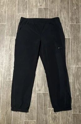 Eddie Bauer Fleece Lined Pants Outdoor Hiking Black Womens Size 14 - Image 1 of 4