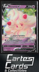Alcremie V 2020 Pokemon Prize Pack Series Cards #022/073 Ultra Rare - Picture 1 of 2