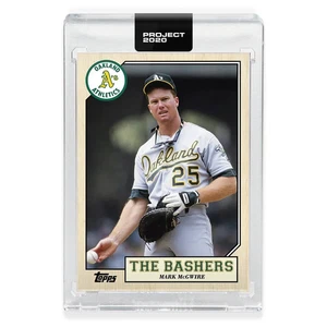 Topps PROJECT 2020 Card 178 - 1987 Mark McGwire by Oldmanalan - PR: 3224 - Picture 1 of 2