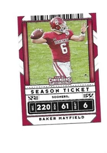 2020 PANINI CONTENDERS Draft Picks BAKER MAYFIELD (Browns) (Sooners) - Picture 1 of 1