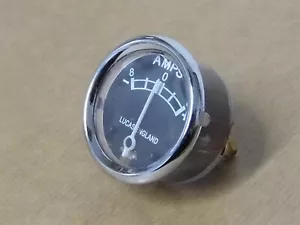 Triumph Tiger Cub 36084 Lucas Amp Meter Black Face .. - Bild 1 von 5