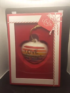 Lenox Love Wins Ornamento Orgullo Arco Iris LGBTQIA+ Adorno de Navidad Nuevo en Caja - Imagen 1 de 13