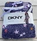 NWT DKNY Capri PJ Set navy Stars top & pants sz XXL