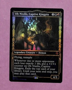 Ob Nixilis, Captive Kingpin Showcase Foil NM-Mint, March of the Machines - Bild 1 von 2