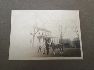 c1900 Residence Home Granville MA, Massachusetts - White Hast Identified Horse - Bild 1 von 13