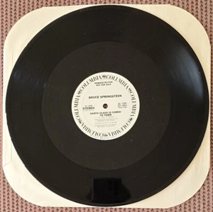 BRUCE SPRINGSTEEN SANTA CLAUS IS COMING VERY RARE 12 INCH USA PROMO SINGLE, MINT - Picture 1 of 2