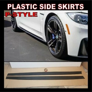 Kunststoff Performance Style Seitenrock Verlängerungen FÜR BMW M3 M4 Modelle  - Bild 1 von 13