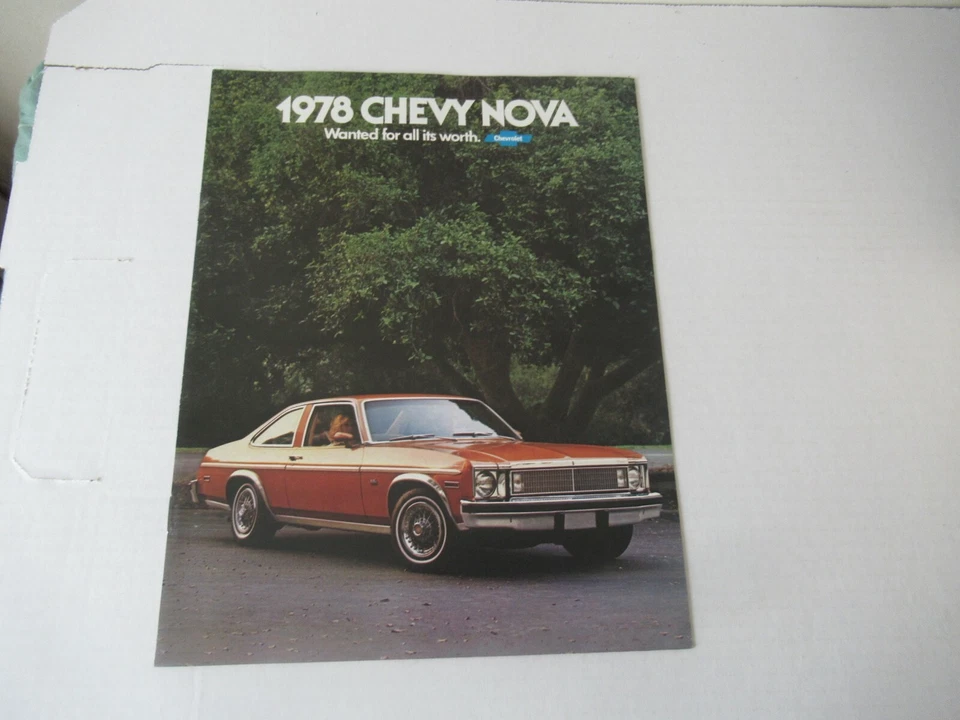 Folleto de ventas Chevy Chevrolet Nova 1978 vintage  Foto 1 de 1