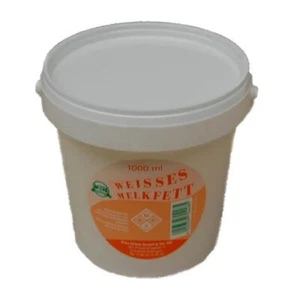 Weißes Melkfett 1L Vaseline Euter- Hautpflege Zitzenschutz Neurodermitis Creme - Bild 1 von 1
