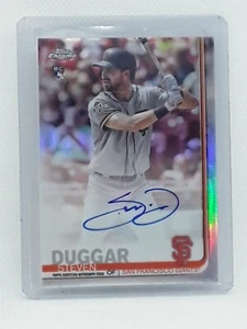 Steven Duggar 2019 Topps Chrom REFRAKTOR RC AUTO (046/499) San Francisco Giants - Bild 1 von 2