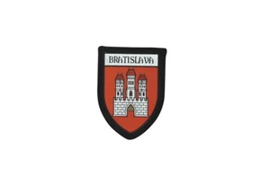 Patch toppe toppa ricamate termoadesiva bandiera stampato bratislava slovacchia - Imagen 1 de 1