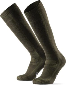DANISH ENDURANCE Ski Socks Merino Wool Thermal Shin Padding Size Green UK 6-8 - Picture 1 of 7