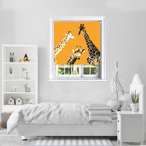 Lister Cartwright gelbe Giraffe Verdunkelungsrollo lackiertes Design Zuschnitt - Bild 1 von 10