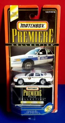 Matchbox North Dakota Crown Victoria 1996 Premiere Police Collection New - Image 1 of 3