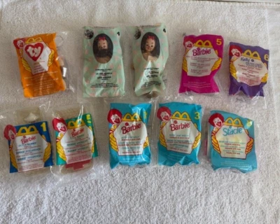 McDonald's Happy Meal - лот из 10 запечатанных игрушек - Beanie Baby, Madame Alex, Barbie - Изображение 1 из 4