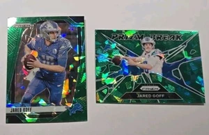 2024 Panini Prizm Jared Goff Green Cracked Ice Prizm And Prizm Break - Lions - Imagen 1 de 5