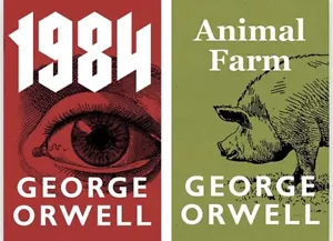 Animal Farm and 1984 by George Orwell, Paperback Set of 2 Book - Picture 1 of 1