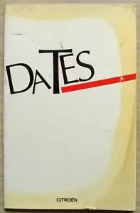 CITROEN DATES History Publicity Brochure 1919 to 1985 BX CX 2CV Dyane GS Mehari - Picture 1 of 5