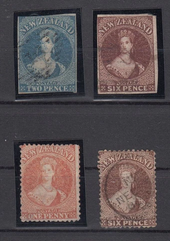 MZ20700/ NEW ZEALAND - VICTORIA - SG # 39 - 43 - 112 - 122a USED - CV 445 $ Cover