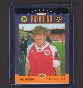 PAUL GASCOIGNE 1994 Upper Deck World Cup Soccer Insert Card ENGLAND #UD5 PSA - Picture 1 of 2