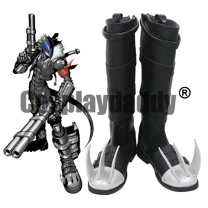 Digimon Duelist of Finality Beelzemon Beelzebumon Cosplay Shoes Boots C006 - Picture 1 of 5