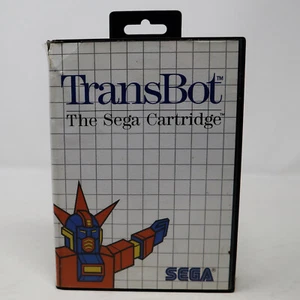 VINTAGE 1986 80s SEGA MASTER SYSTEM TRANSBOT THE SEGA CARTRIDGE VIDEO GAME PAL - Picture 1 of 10