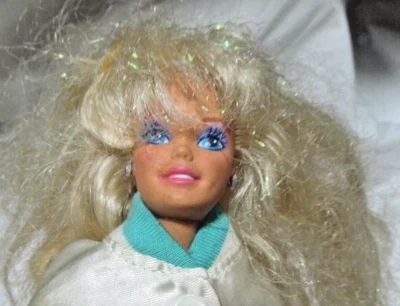 Muñeca Barbie Mattel Cabello Oropel Brillo Rubio Mattel Foto 1 de 4