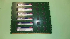 ACT2GHR72N8H1333S Actica 2GB PC3-10600 DDR3-1333MHz ECC Registered  lot of 6 - Picture 1 of 3