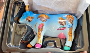 COWPARADE VACA Cowgaceiros Weyne, Fortaleza 2018, Nº 47481, EMBALAJE ORIGINAL, ver fotos - Imagen 1 de 6