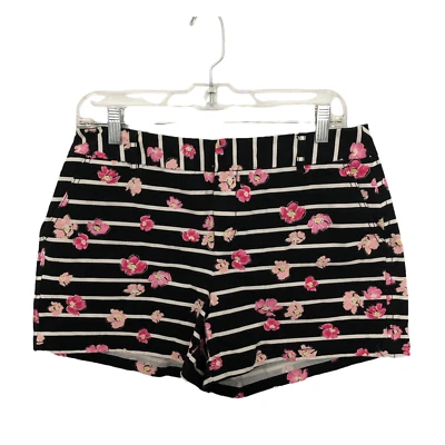 Elle Venice Mujer Corto Floral Bolsillo Talla 8 Frontal Botón Cierre Cremallera Bolsillos Foto 1 de 4