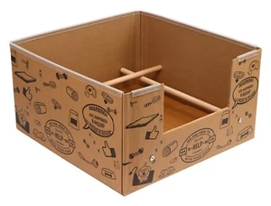 Whelping Box for Puppies and Kittens Disposable Cardboard Boxes Birthing Dogs - Picture 1 of 7