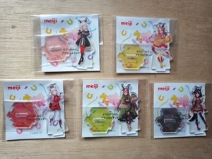 Uma Musume Pretty Derby Mini Soporte Acrílico Set de 5, MEIJI De Japón - Imagen 1 de 7