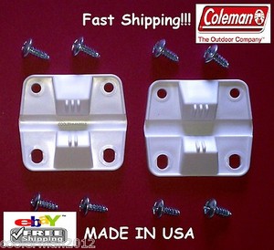 COLEMAN PLASTIC COOLER 2 HINGES 8 SCREWS #6262-1141 ICE CHEST HINGE REPLACEMENT