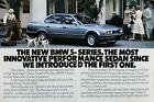 1988 Bmw 5-Series The Ultimate Driving Machine Vintage 8Page Print Ad