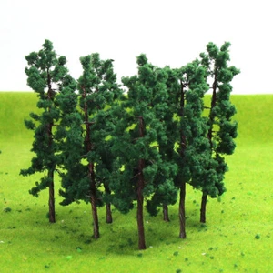 10-40pcs Model Train Iron Wire Model Tree HO Scale 85mm Railroad Layout D9035 - Picture 1 of 11
