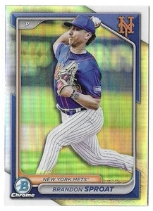 2024 Bowman Draft #BDC-90 Brandon Sproat Chrome Refractor - Picture 1 of 2