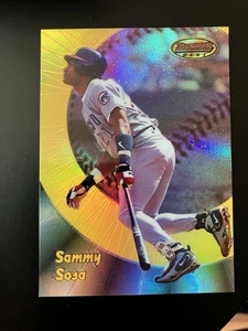SAMMY SOSA REFRACTOR /400 1998 Bowman's Best #87 Cubs RARE SP #286/400 Bowman - Bild 1 von 6